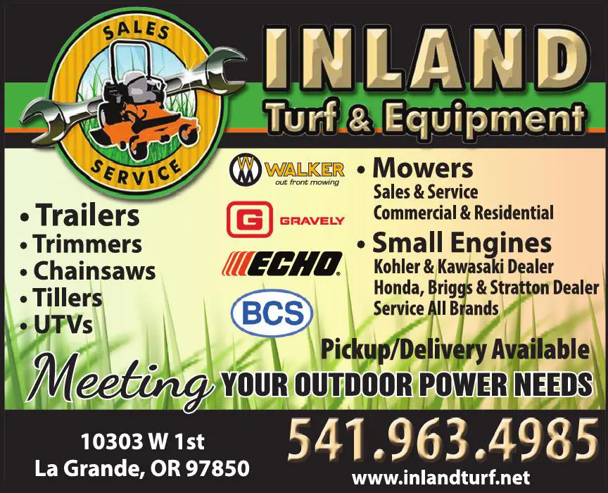 Lawn Mowers print ad for Inland Turf & Equipment