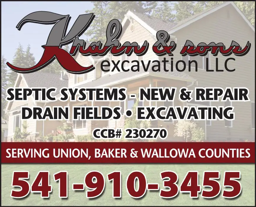 Excavating Contractors print ad for Krahn & Sons Excavation LLC