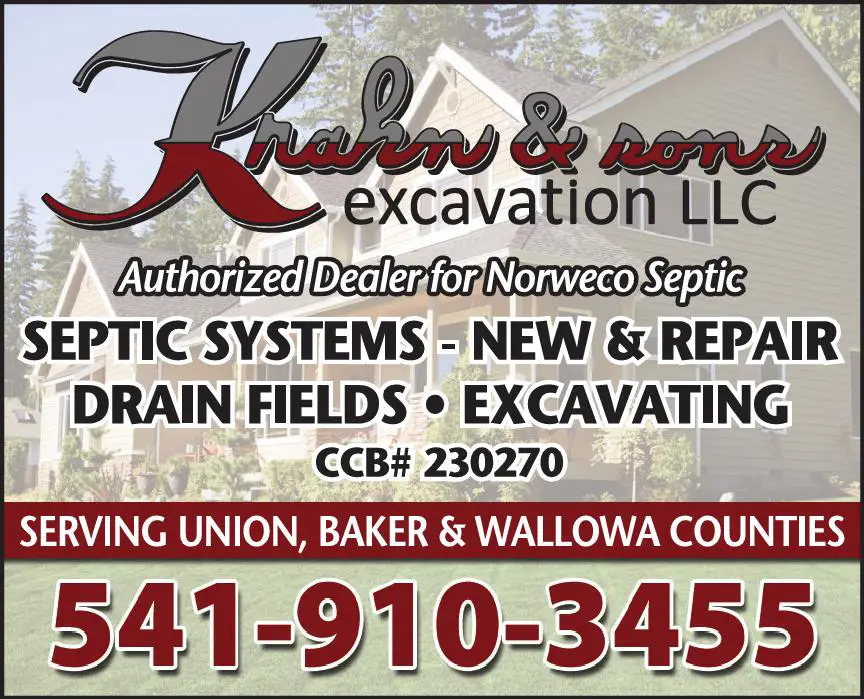 Septic Tanks & Systems - Contractors, Designers & Dealers print ad for Krahn & Sons Excavation LLC