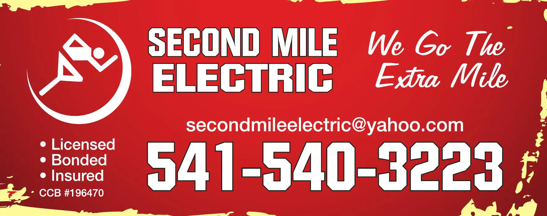 Electric Contractors print ad for Second Mile Electric Inc