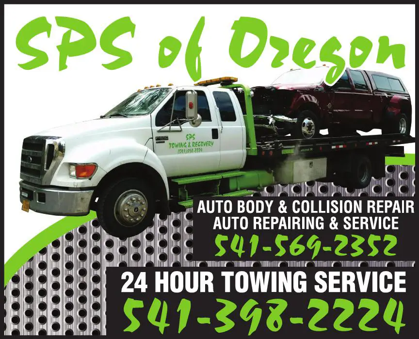 Towing - Truck print ad for SPS Of Oregon