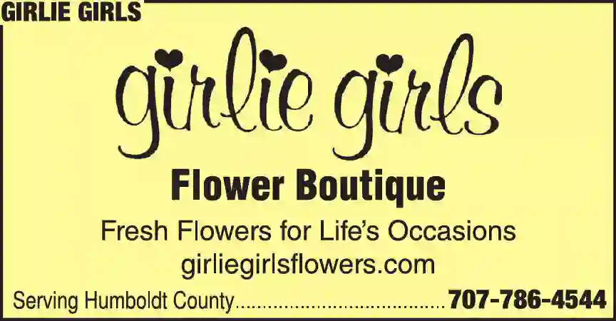 Florists - Retail print ad for Girlie Girls