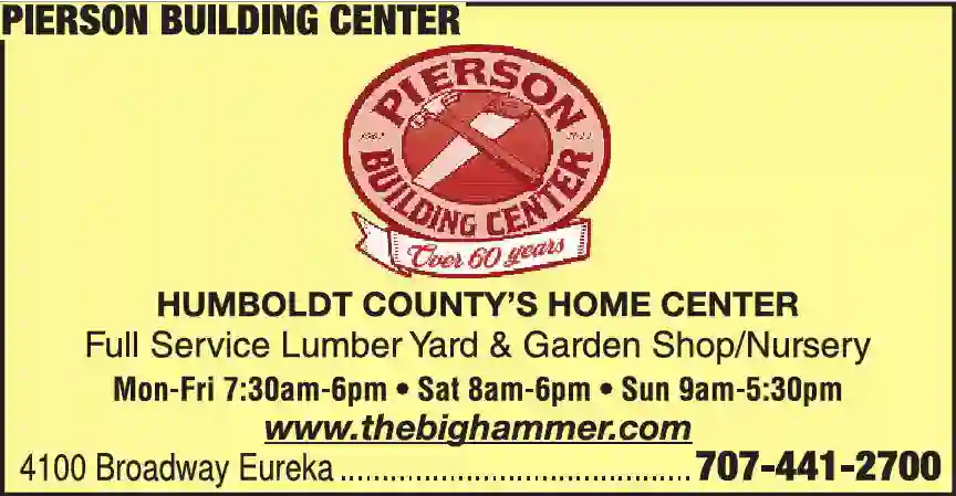 Lumber - Retail print ad for Pierson Building Center