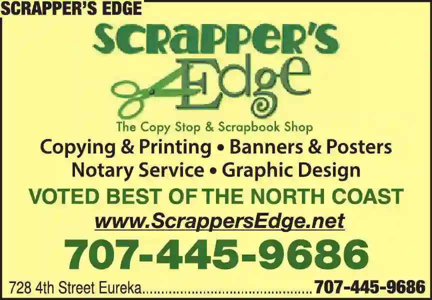 Copy & Duplicating Service print ad for Scrapper's Edge