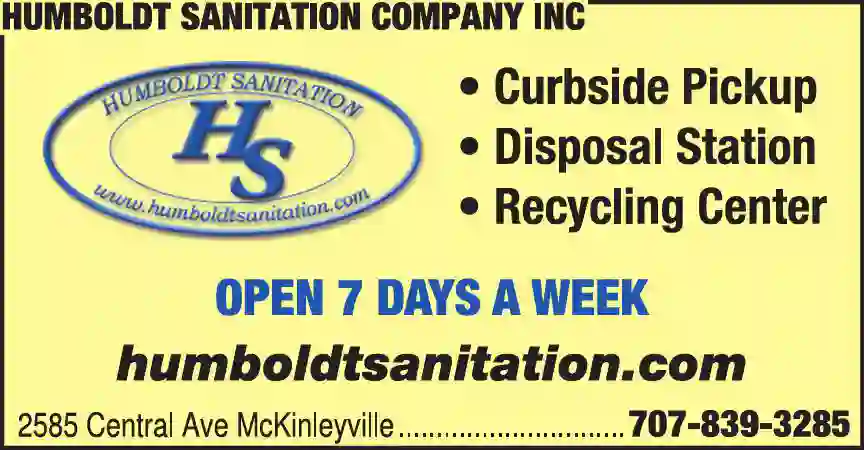 Garbage & Rubbish Collection print ad for Humboldt Sanitation Company Inc