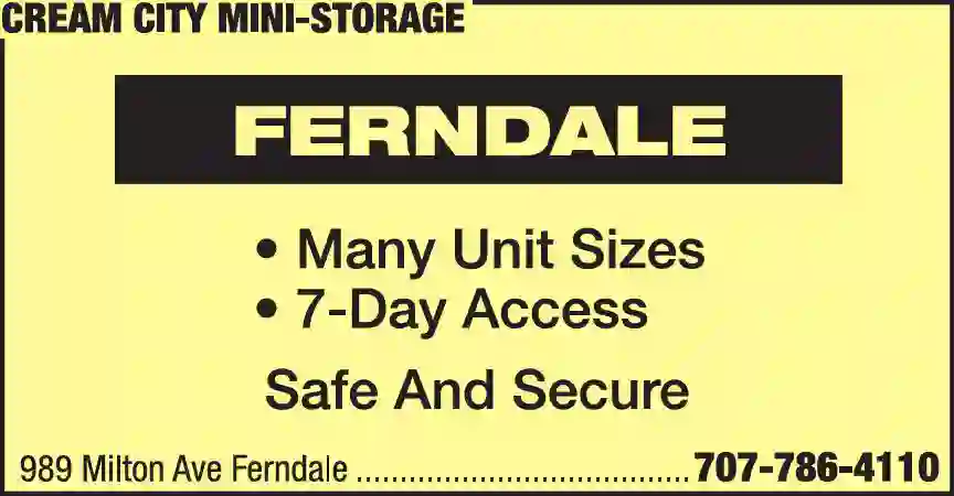 Storage - Household & Commercial print ad for Cream City Mini-Storage