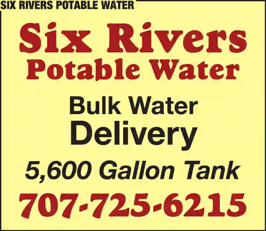 Water Hauling print ad for Six Rivers Potable Water