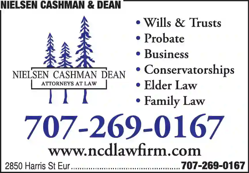 Attorneys print ad for Nielsen ^ Cashman & Dean