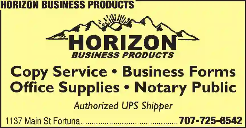 Office Supplies print ad for Horizon Business Products