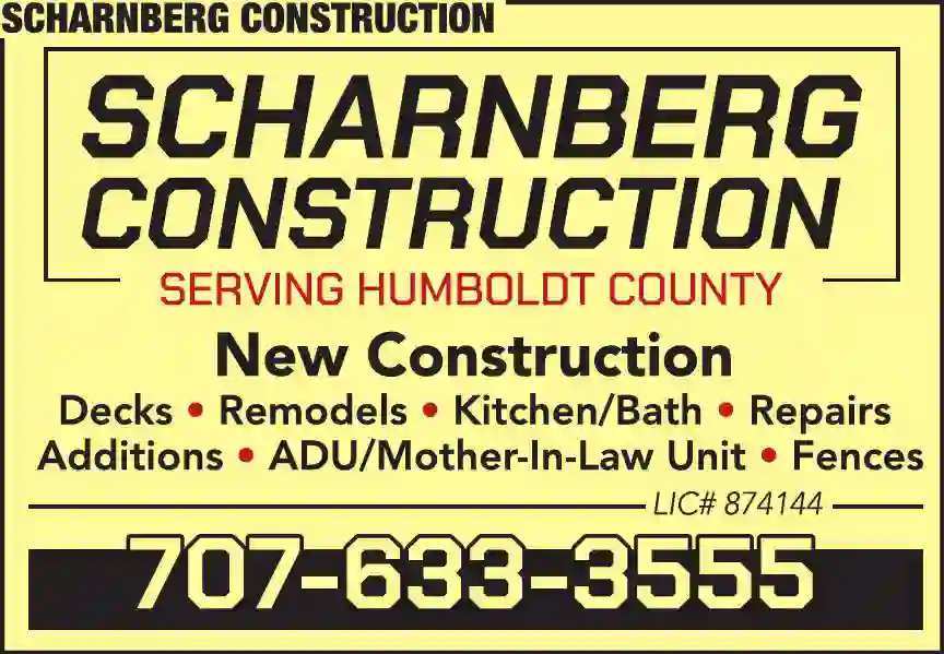 Decks - Construction & Maintenance print ad for Scharnberg Construction