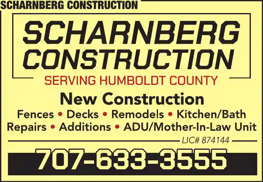 Fencing Contractors print ad for Scharnberg Construction