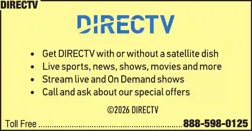 Television - Cable, CATV & Satellite print ad for DirecTV