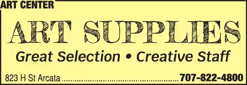 Art & Craft Supplies print ad for Art Center