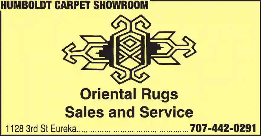Oriental Rugs print ad for Humboldt Carpet Showroom
