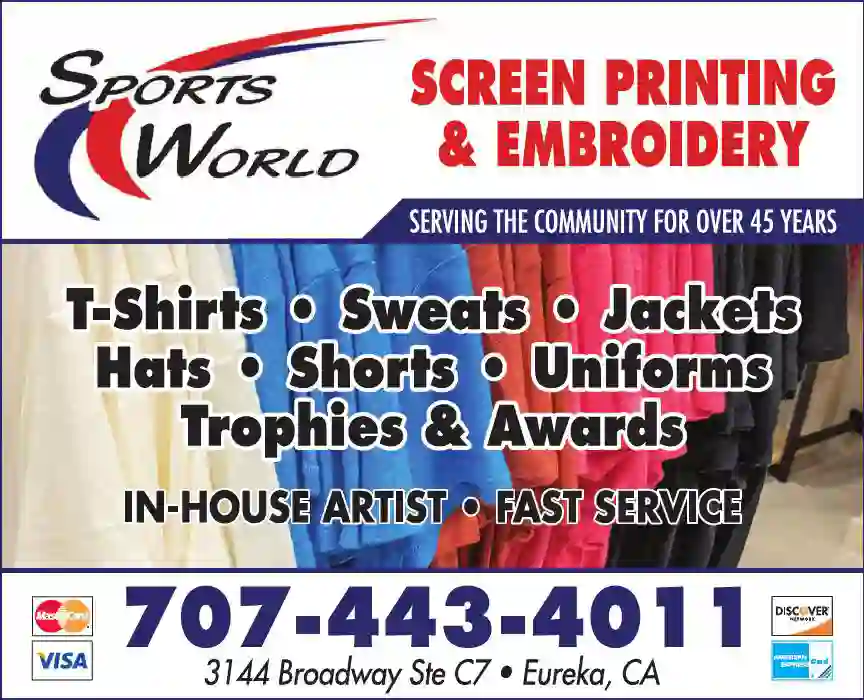 Screen Printing print ad for Sports World