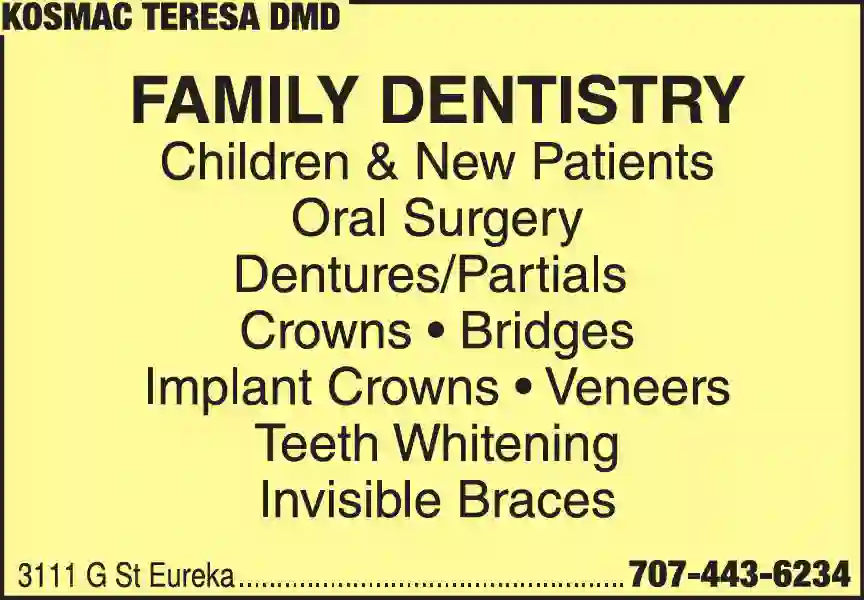 Dentists - General Dentistry print ad for Kosmac Teresa DMD