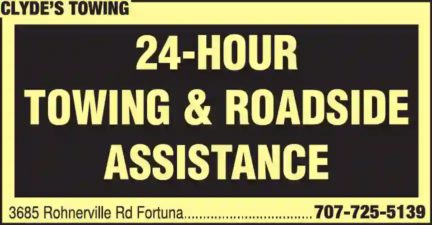 Towing - Automotive print ad for Clyde's Towing