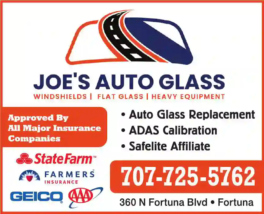 Windshield Glass & Repair print ad for Joe's Auto Glass