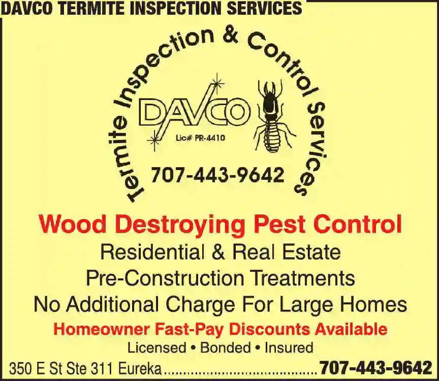 Termite Control print ad for Davco Termite Inspection Services