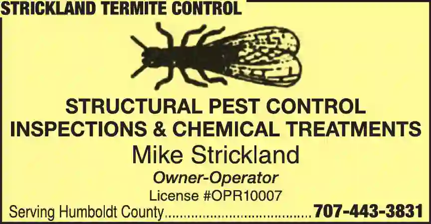 Termite Control print ad for Strickland Termite Control