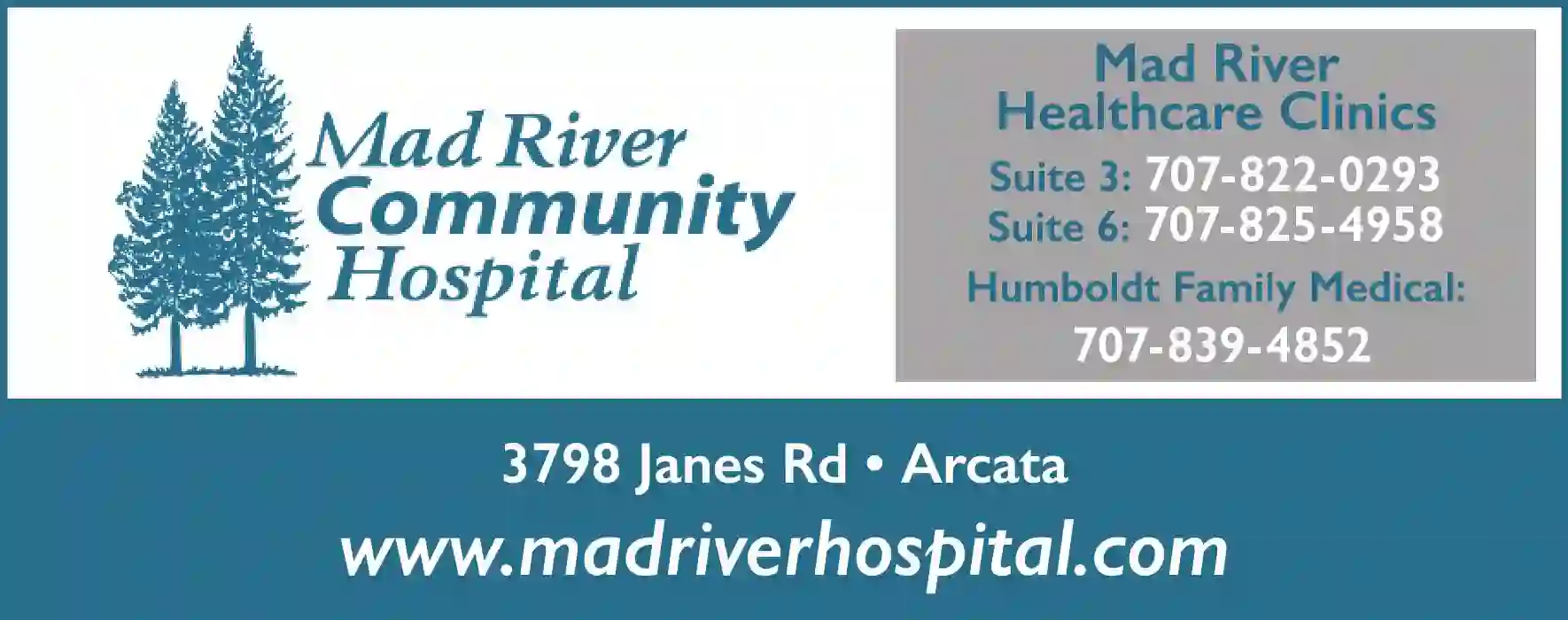 Clinics print ad for Mad River Healthcare Clinics
