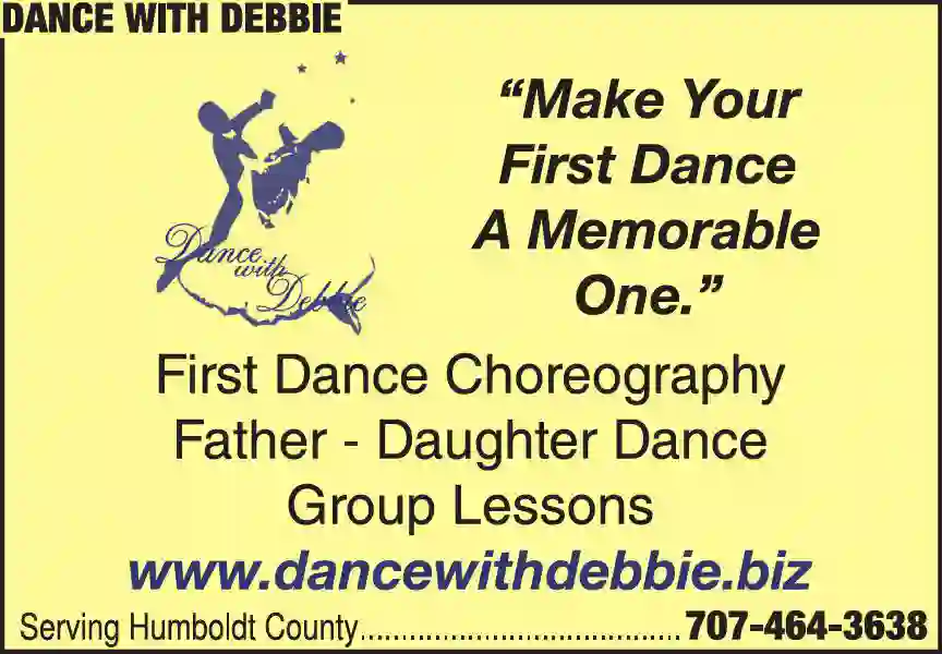 Wedding Supplies & Services print ad for Dance With Debbie
