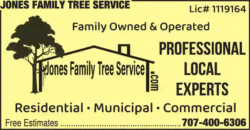Tree Service print ad for Jones Family Tree Service