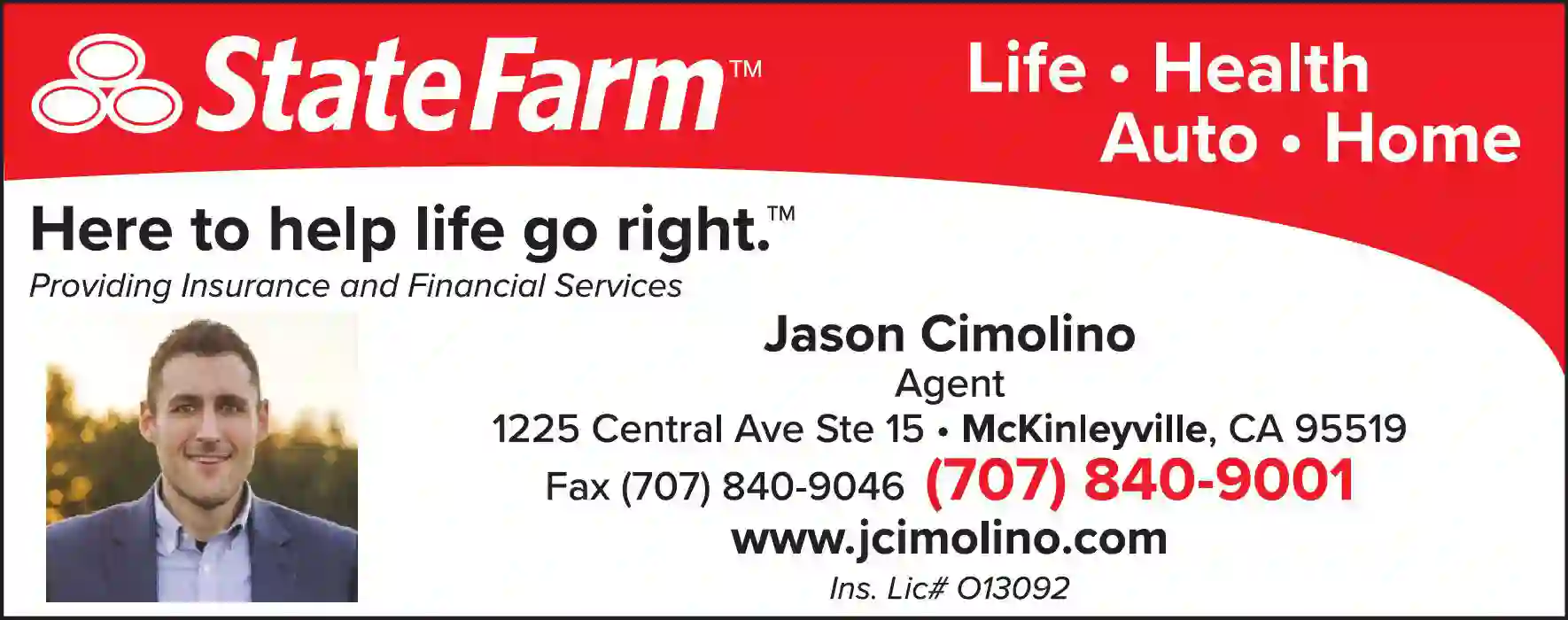 Insurance print ad for Cimolino Jason ^ State Farm