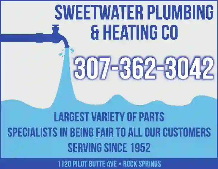 Plumbing Fixtures, Parts & Supplies - Retail print ad for Sweetwater Plumbing & Heating Co