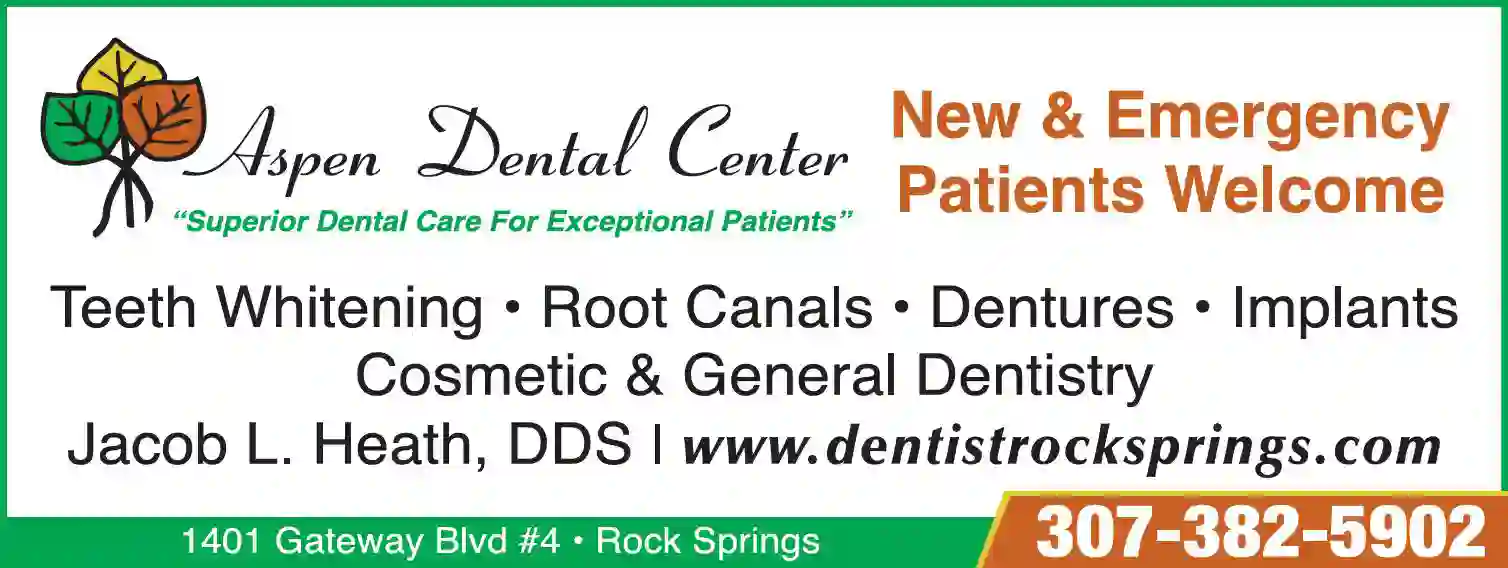 Dentists print ad for Aspen Dental Center