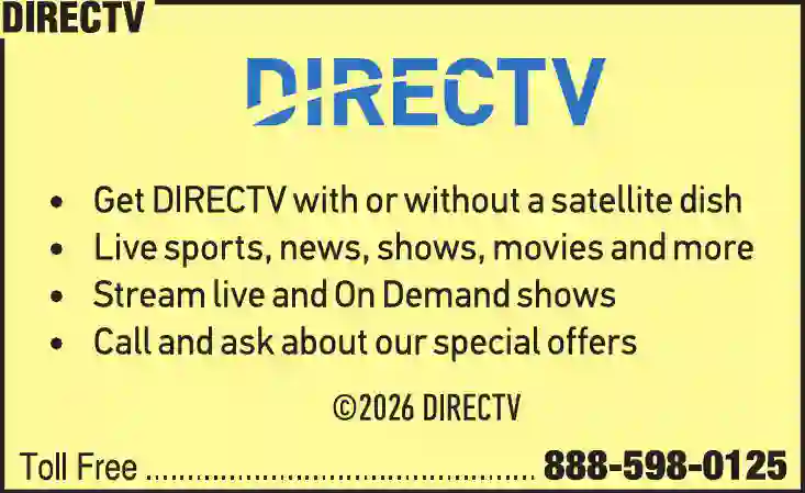 Satellite Equipment & Systems print ad for DirecTV