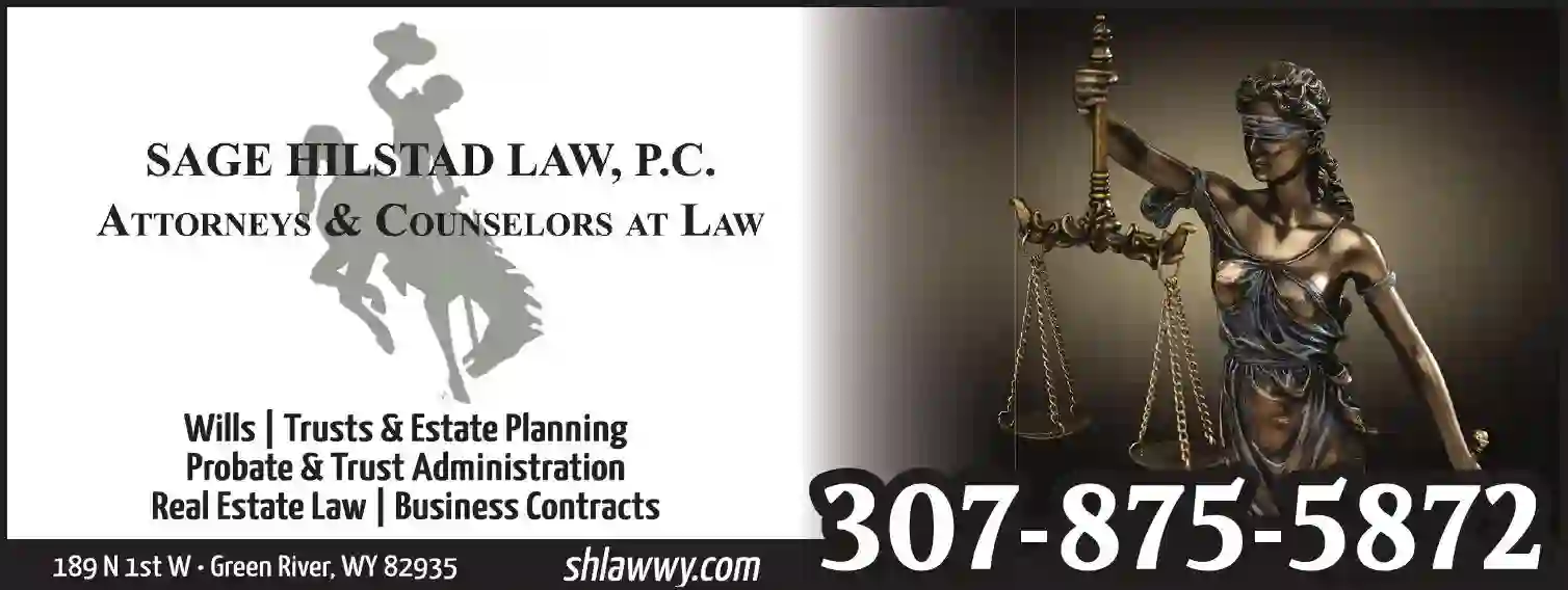 Attorneys - Estate Planning & Probate Law print ad for Sage Hilstad Law PC