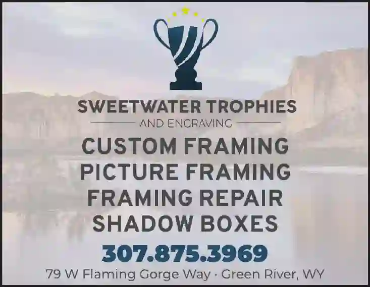 Picture Frames - Dealers print ad for Sweetwater Trophies & Engraving