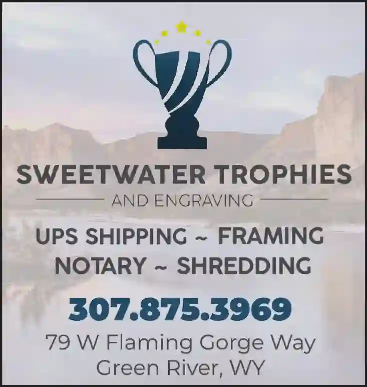 Trophies print ad for Sweetwater Trophies & Engraving
