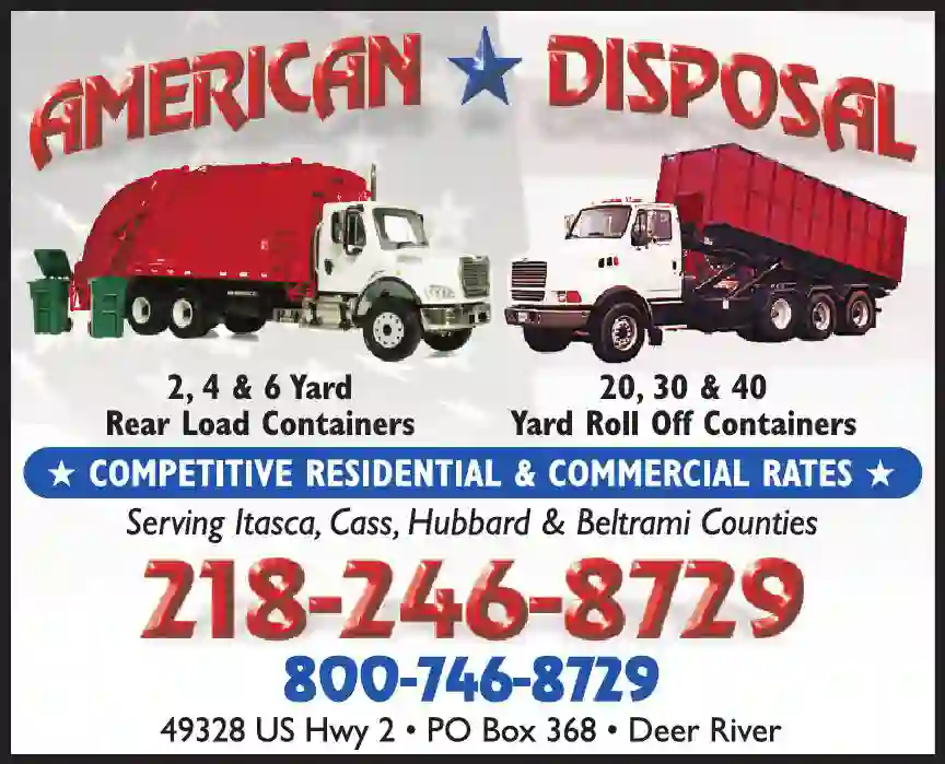 Garbage & Rubbish Collection print ad for American Disposal
