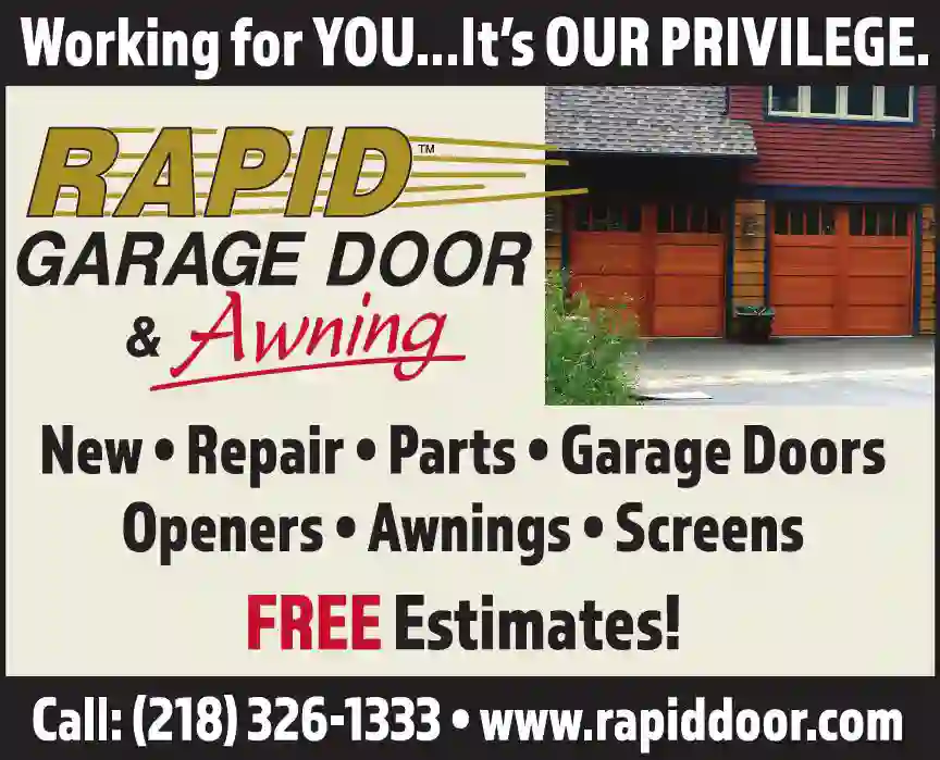 Doors print ad for Rapid Garage Door & Awning