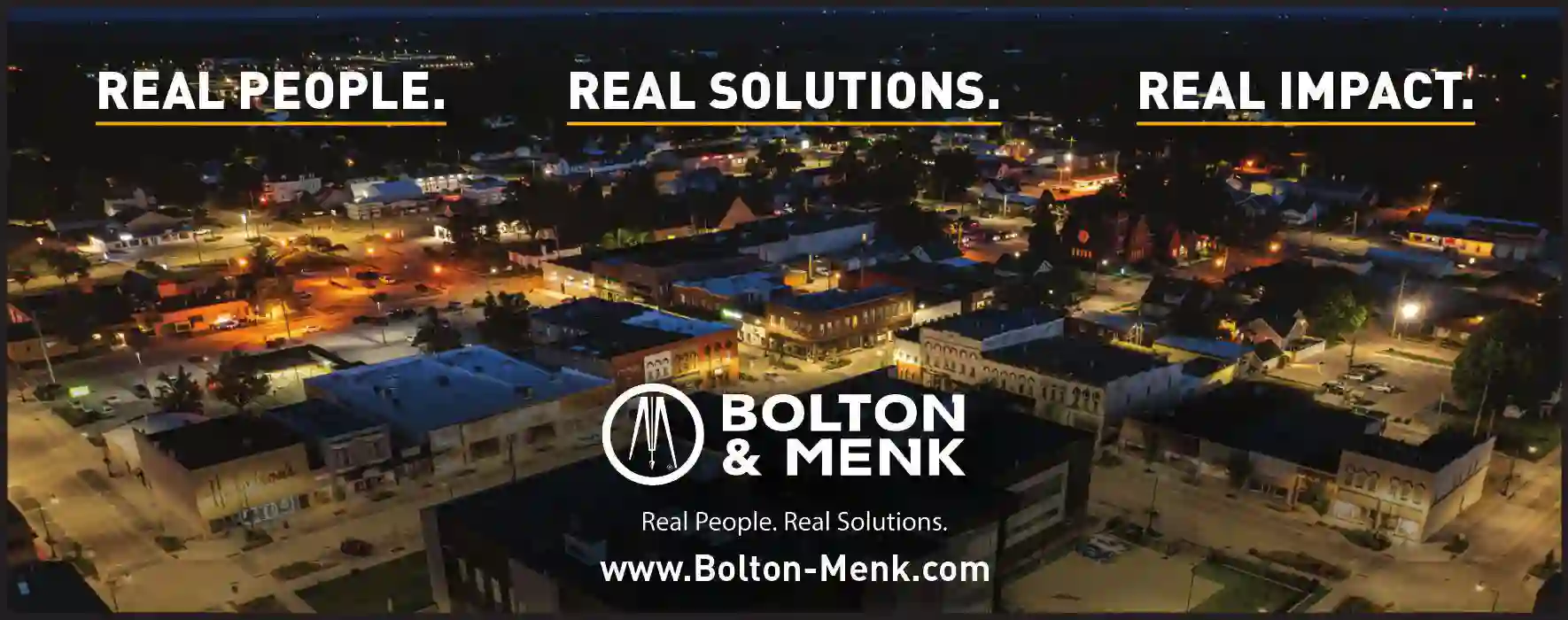 Engineering Consultants print ad for Bolton & Menk Inc