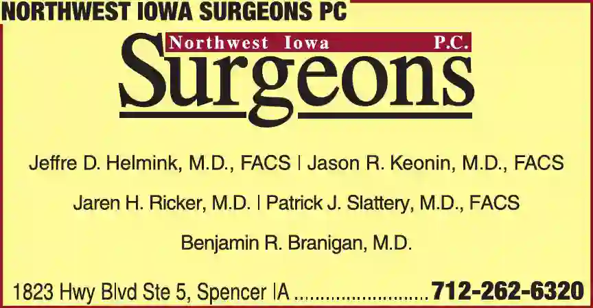 Physicians & Surgeons MD & DO print ad for Northwest Iowa Surgeons PC