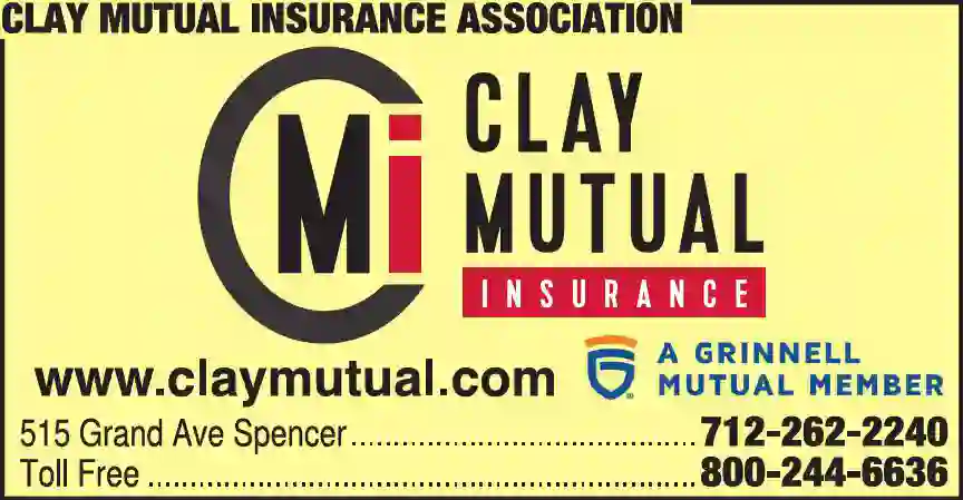 Insurance print ad for Clay Mutual Insurance Association