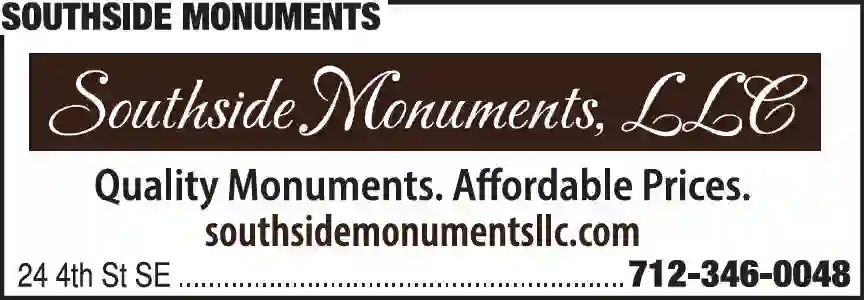 Monuments print ad for Southside Monuments