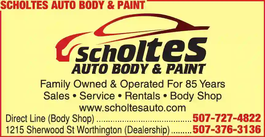 Auto Body Repair & Paint print ad for Scholtes Auto Body & Paint