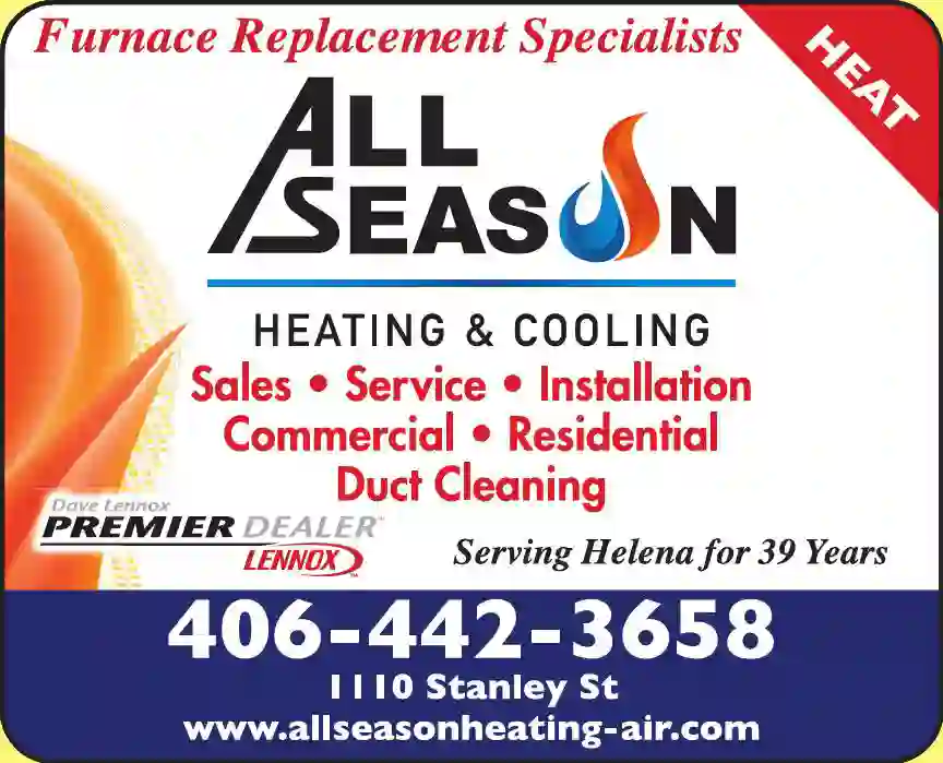 Heating Contractors print ad for All Season Heating & Air Conditioning