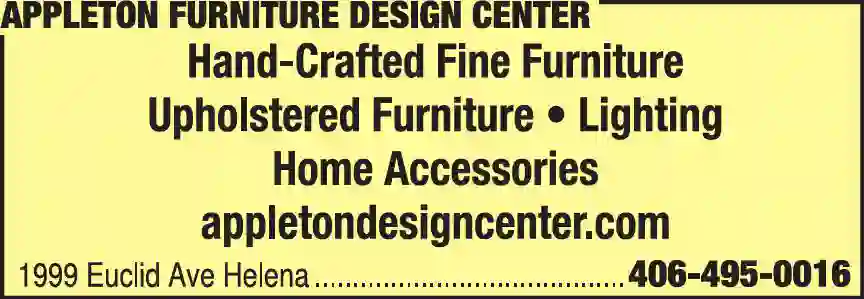 Furniture - Retail print ad for Appleton Furniture Design Center
