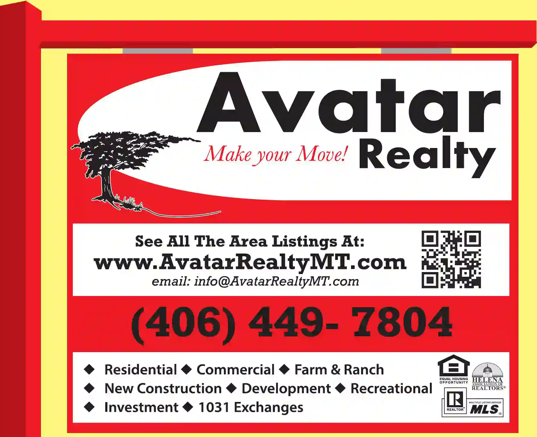 Real Estate print ad for Avatar Realty