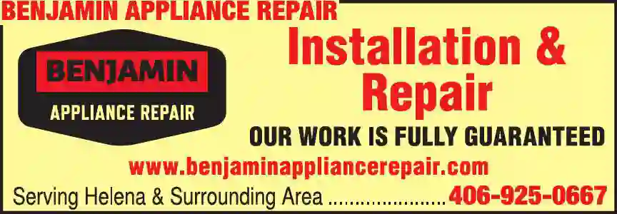 Appliances - Major - Service & Repair print ad for Benjamin Appliance Repair