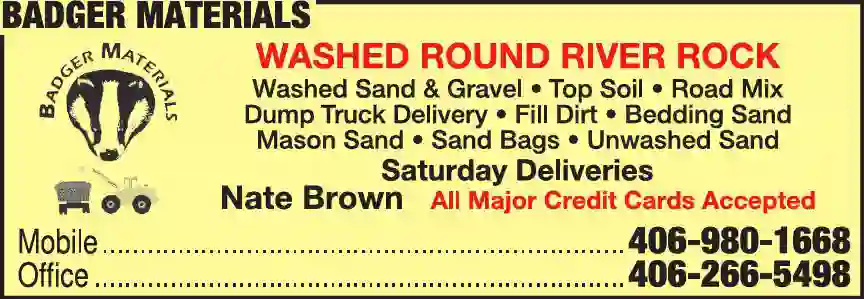 Landscape Equipment & Supplies print ad for Badger Materials