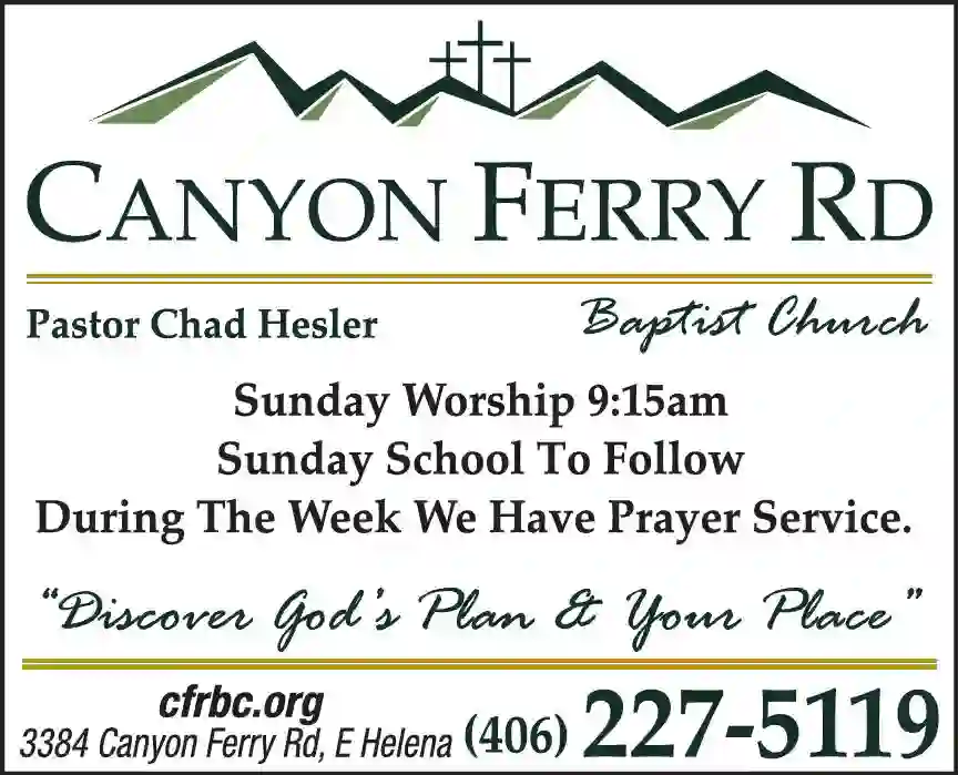 Churches - Baptist print ad for Canyon Ferry Road Baptist Church