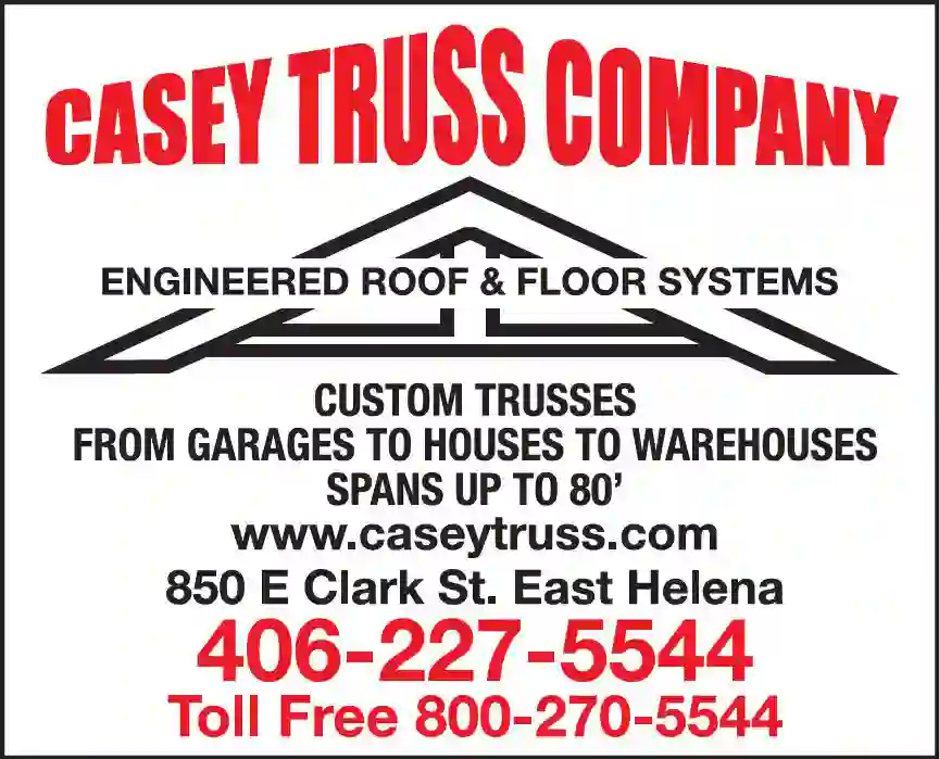 Trusses - Construction print ad for Casey Truss Company