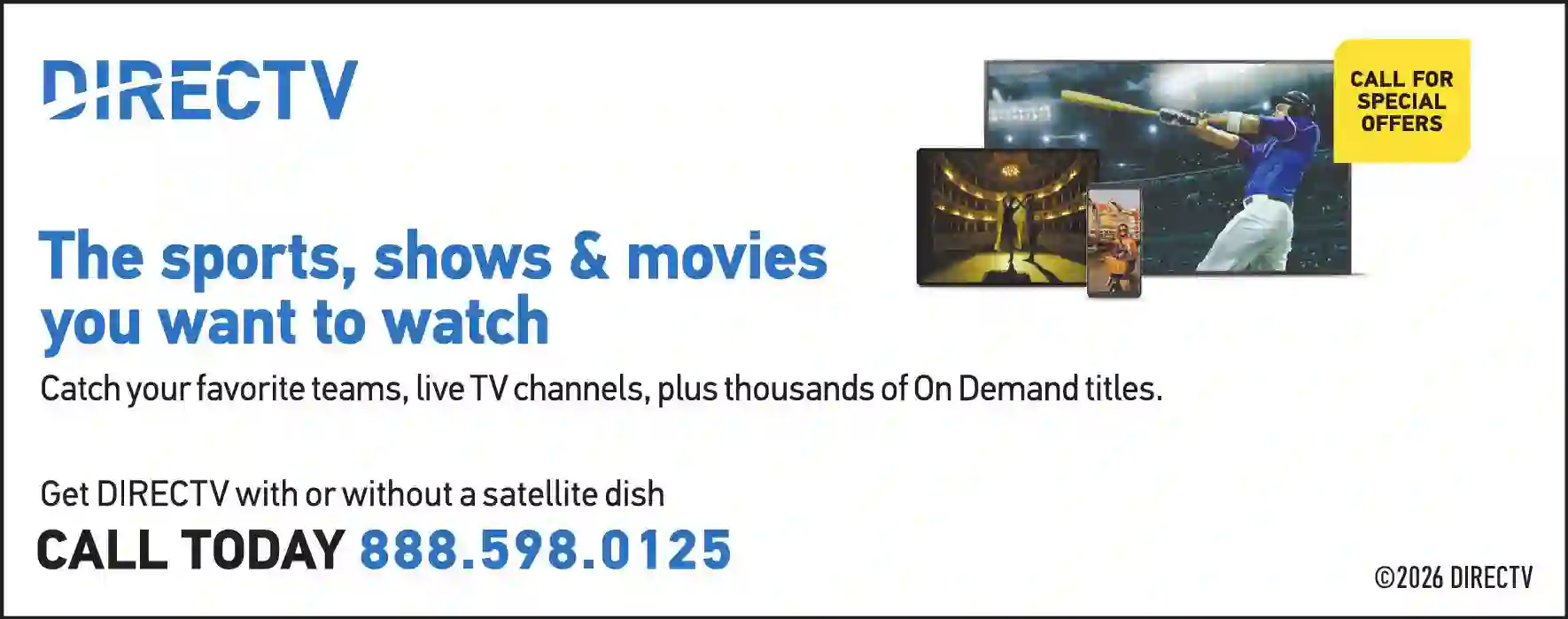 Internet Service Providers print ad for DirecTV
