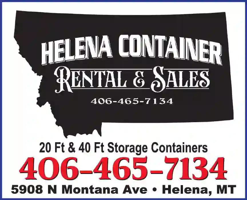 Storage - Household & Commercial print ad for Helena Container Rental & Sales